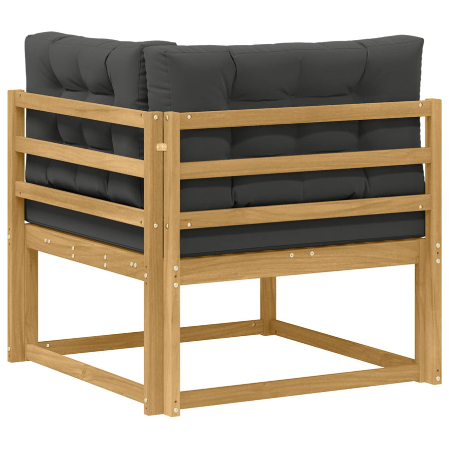 Buiten Hoek Sofa Polyester Wit