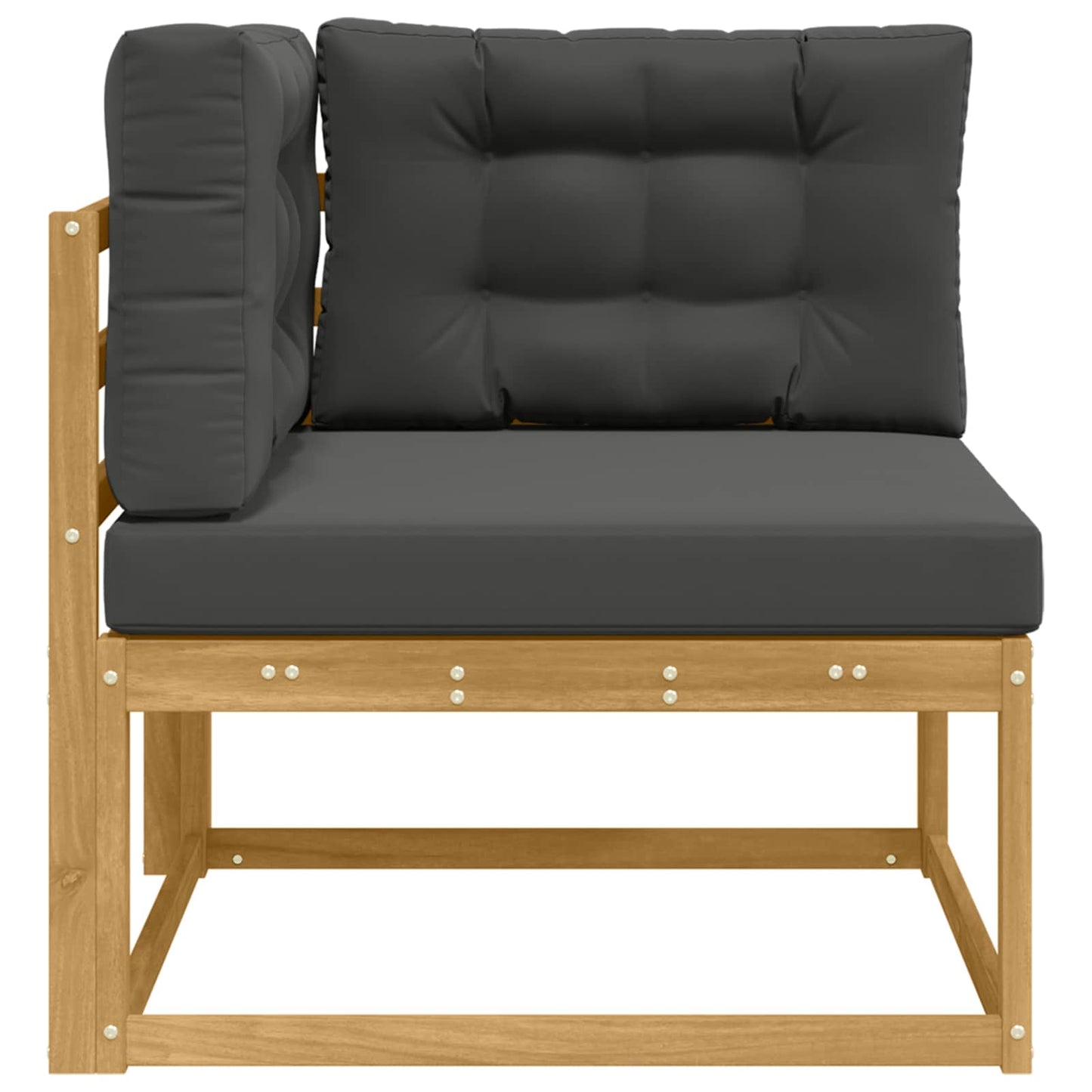 Buiten Hoek Sofa Polyester Wit