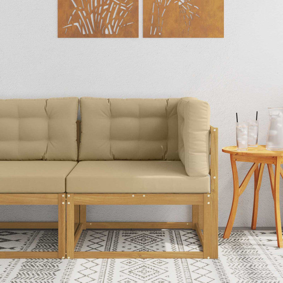 Buiten Hoek Sofa Polyester Wit