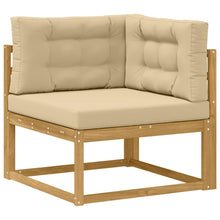 Buiten Hoek Sofa Polyester Wit