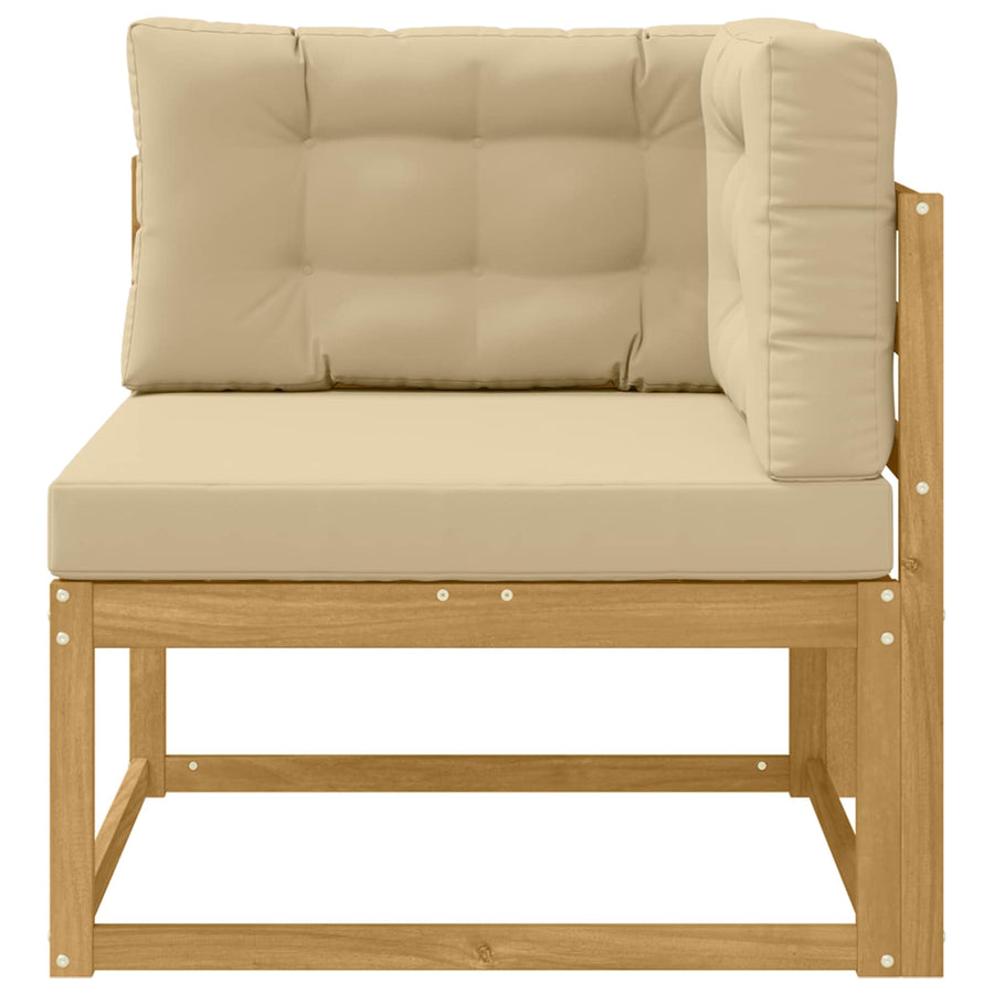 Buiten Hoek Sofa Polyester Wit
