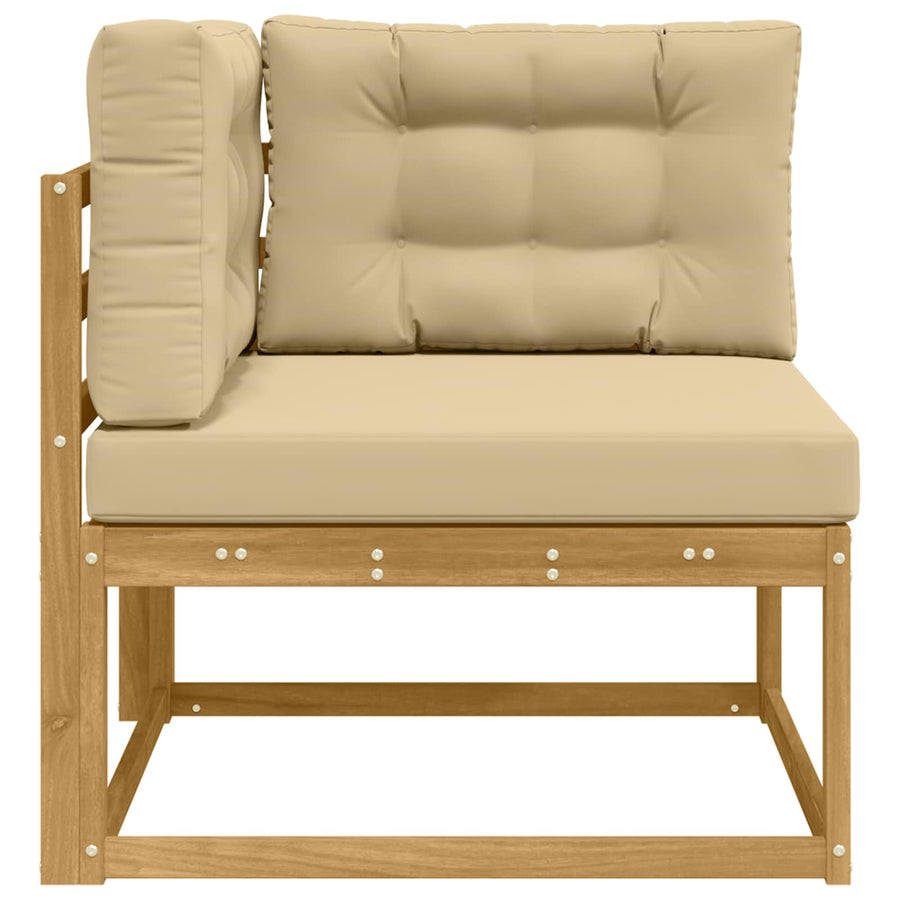 Buiten Hoek Sofa Polyester Wit