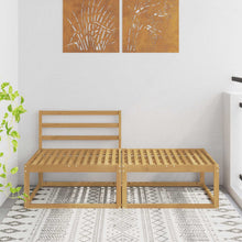 2 Stuk Buiten Voetenbank Polyester Wit