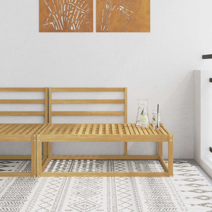 Buiten Eind Sofa Wit 115 x 83 x 73 cm Massief Acaciahout