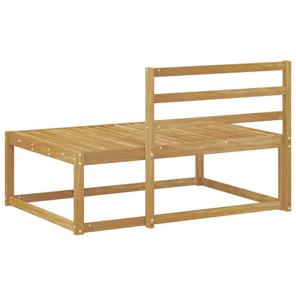 Buiten Eind Sofa Wit 115 x 83 x 73 cm Massief Acaciahout