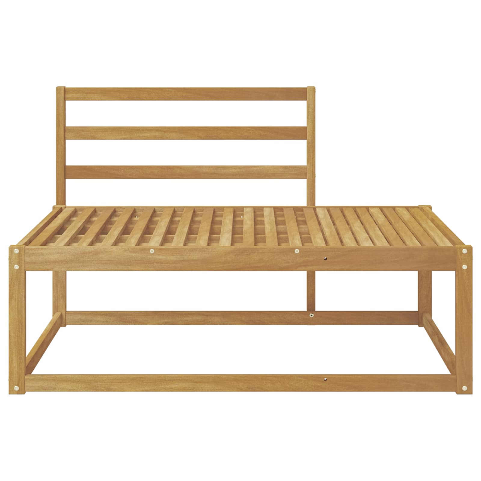 Buiten Eind Sofa Wit 115 x 83 x 73 cm Massief Acaciahout
