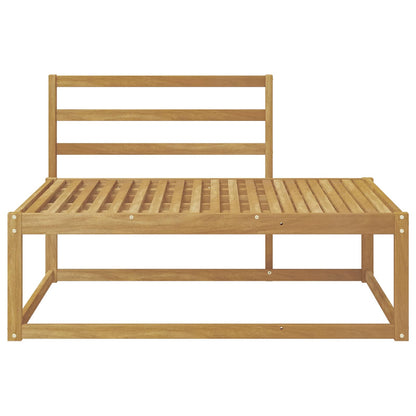 Buiten Eind Sofa Wit 115 x 83 x 73 cm Massief Acaciahout