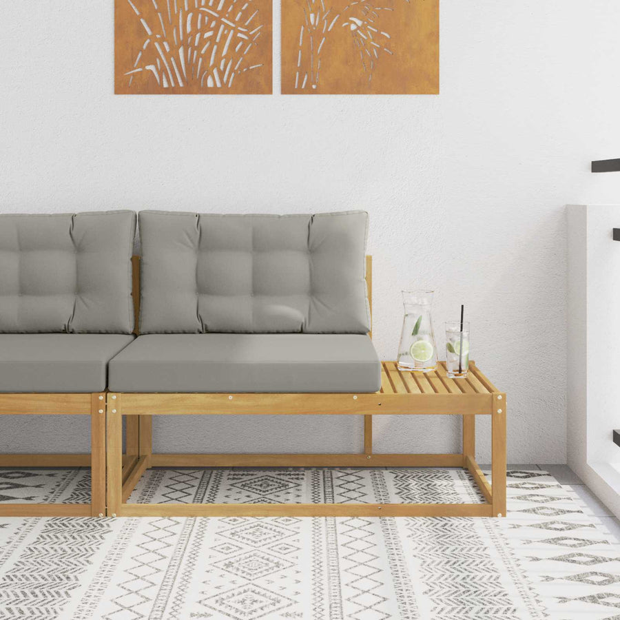 Buiten Eind Sofa met kussen Wit 115 x 83 x 73 cm Polyester