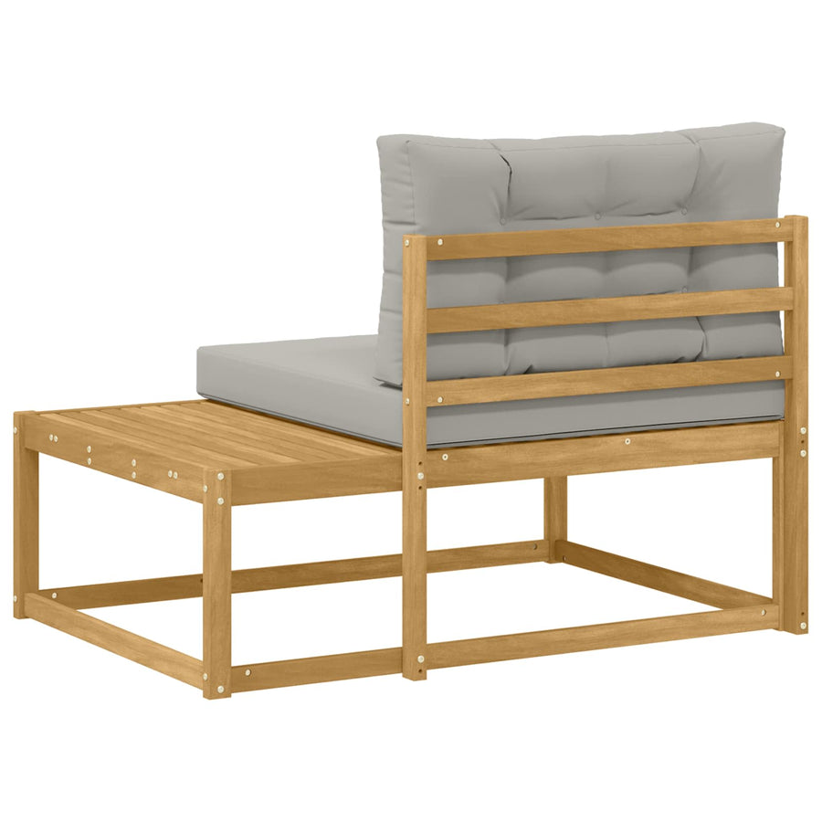 Buiten Eind Sofa met kussen Wit 115 x 83 x 73 cm Polyester