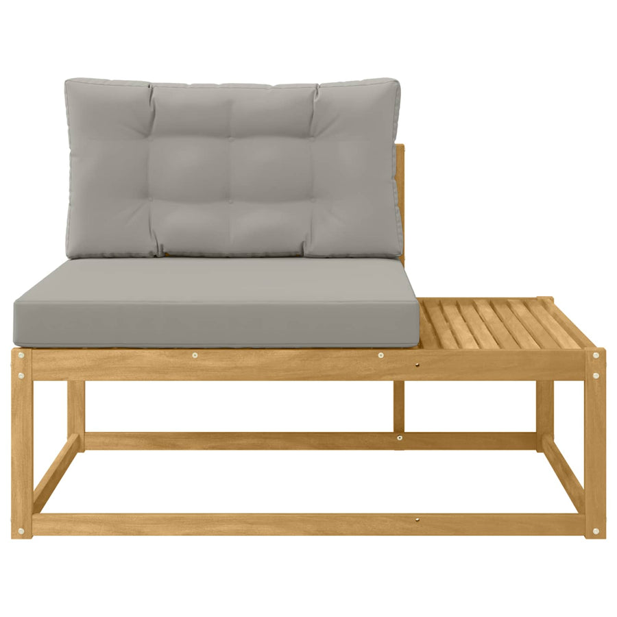 Buiten Eind Sofa met kussen Wit 115 x 83 x 73 cm Polyester