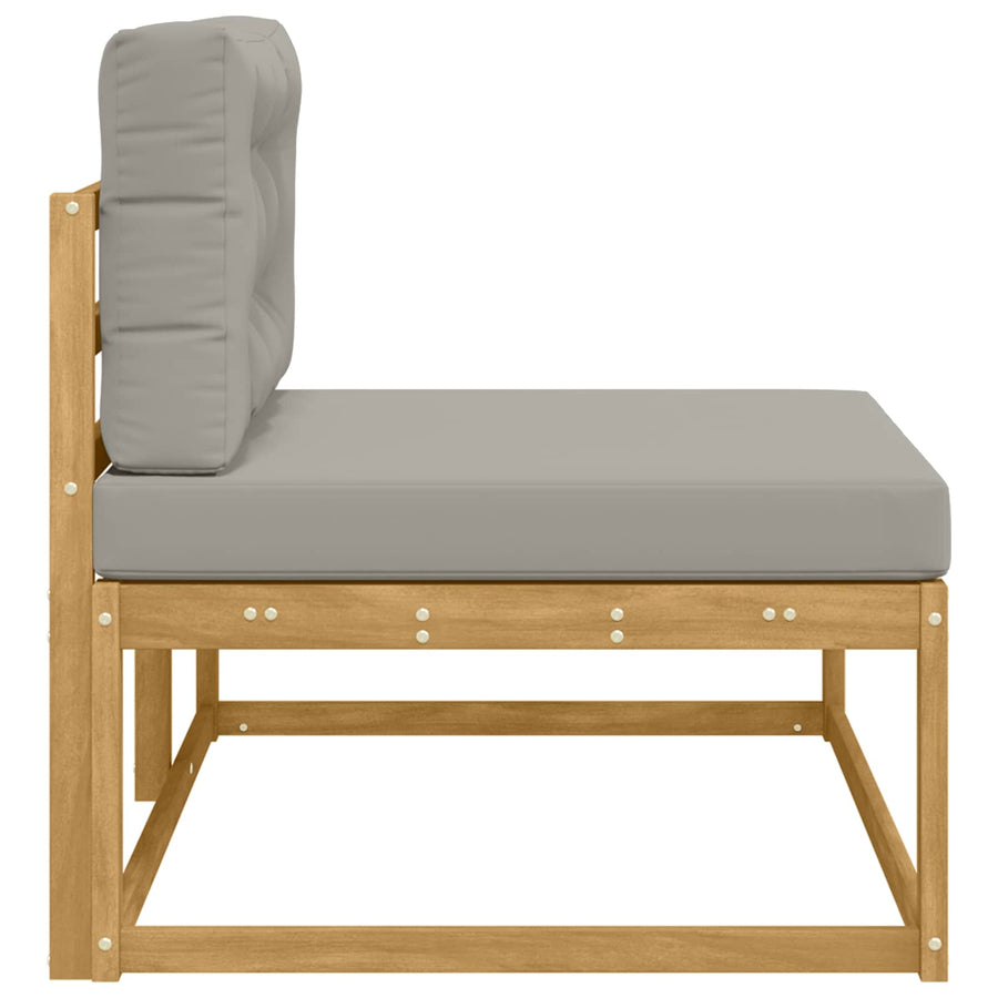 Buiten Eind Sofa met kussen Wit 115 x 83 x 73 cm Polyester
