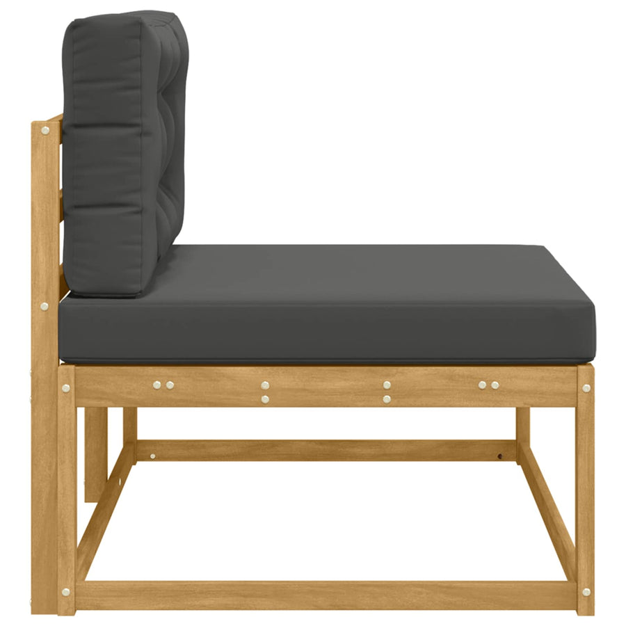 Buiten Eind Sofa met kussen Wit 115 x 83 x 73 cm Polyester