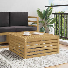 Buiten Tafel Massief Acaciahout Wit 79 x 79 x 37 cm