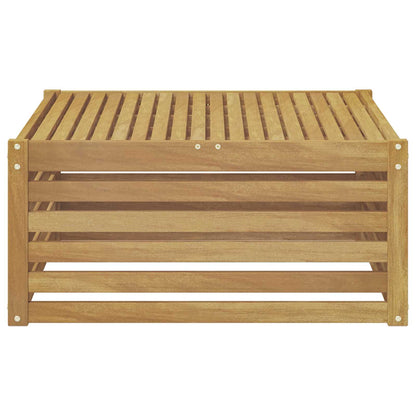 Buiten Tafel Massief Acaciahout Wit 79 x 79 x 37 cm