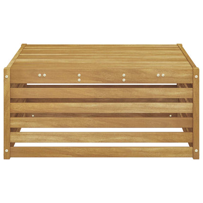Buiten Tafel Massief Acaciahout Wit 79 x 79 x 37 cm