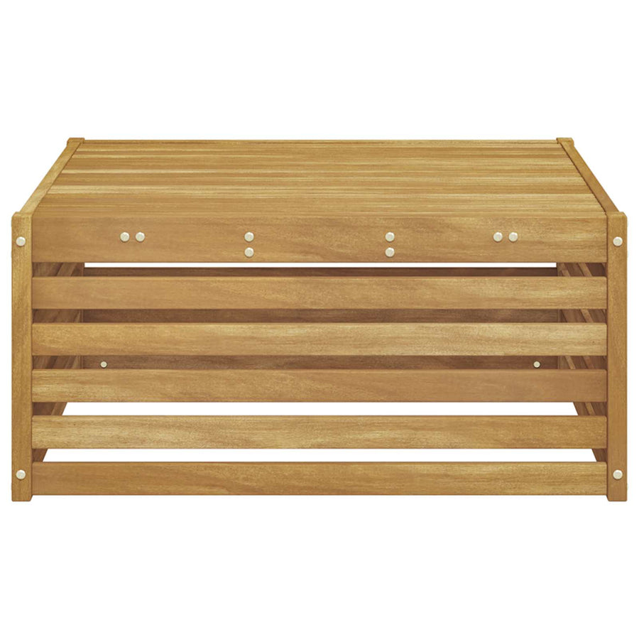 Buiten Tafel Massief Acaciahout Wit 79 x 79 x 37 cm