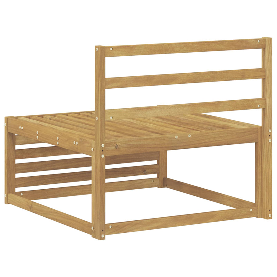 Buiten Midden Sofa Massief Acaciahout Wit 83 x 79 x 73 cm