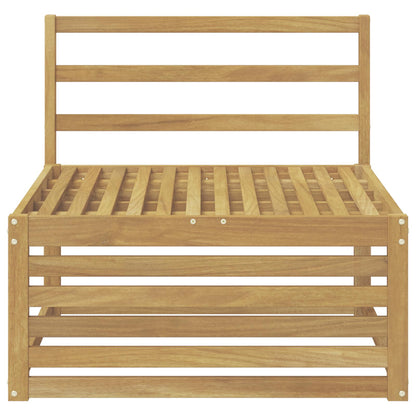 Buiten Midden Sofa Massief Acaciahout Wit 83 x 79 x 73 cm
