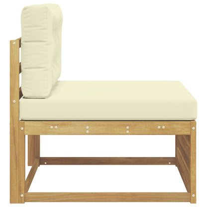 Buiten Midden Sofa Massief Acaciahout Wit 83 x 79 x 73 cm
