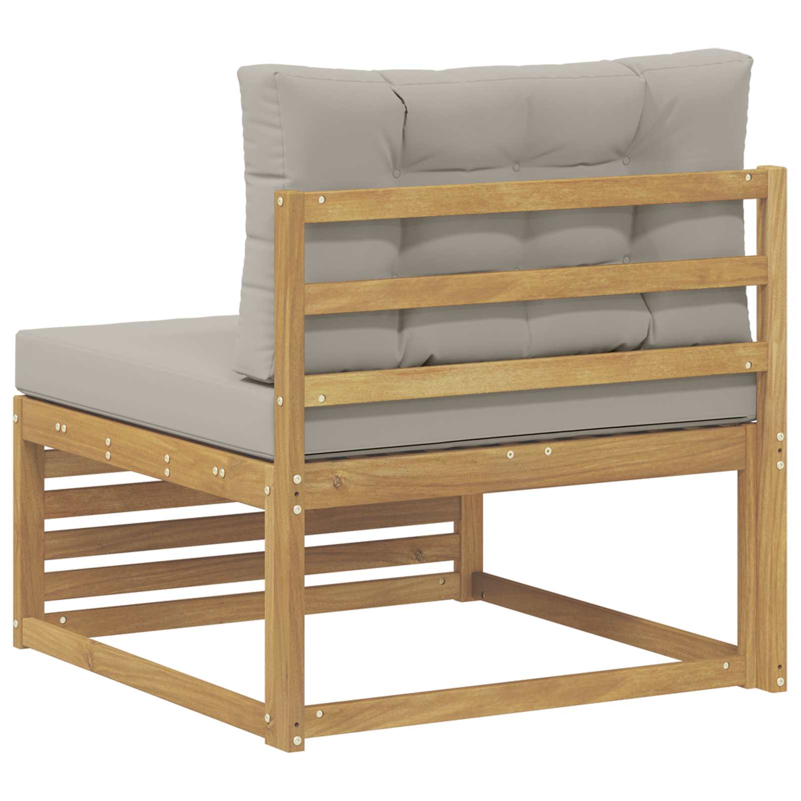 Buiten Midden Sofa Massief Acaciahout Wit