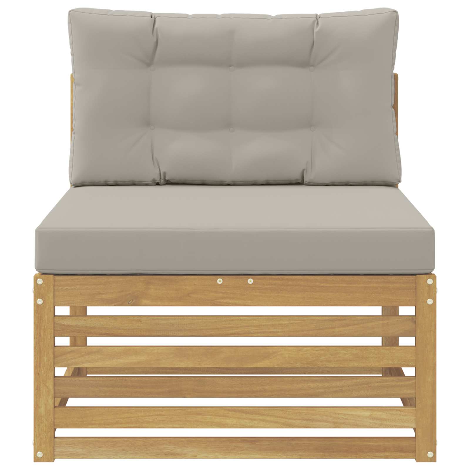 Buiten Midden Sofa Massief Acaciahout Wit