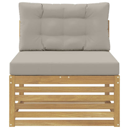 Buiten Midden Sofa Massief Acaciahout Wit