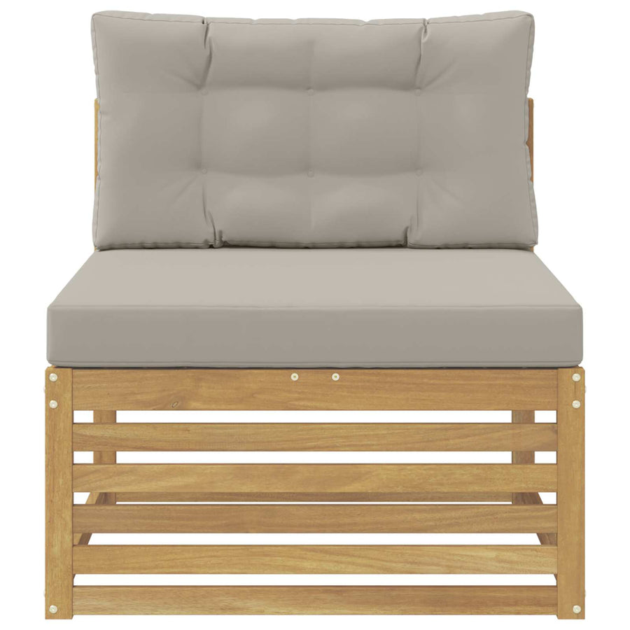 Buiten Midden Sofa Massief Acaciahout Wit