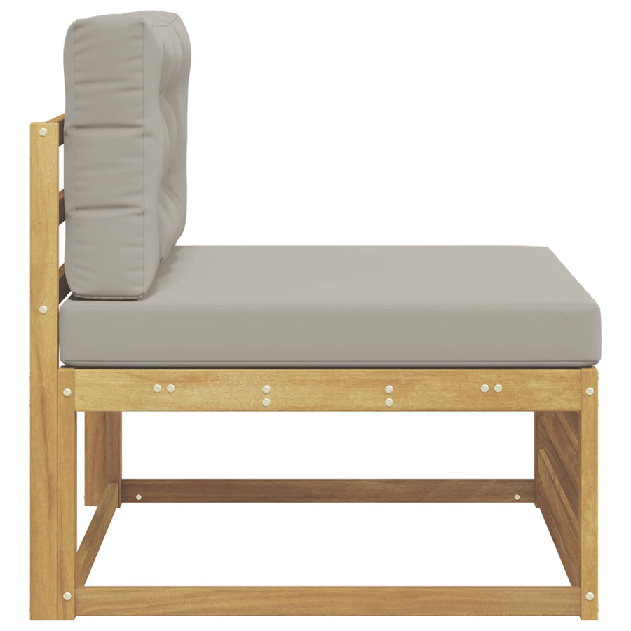 Buiten Midden Sofa Massief Acaciahout Wit