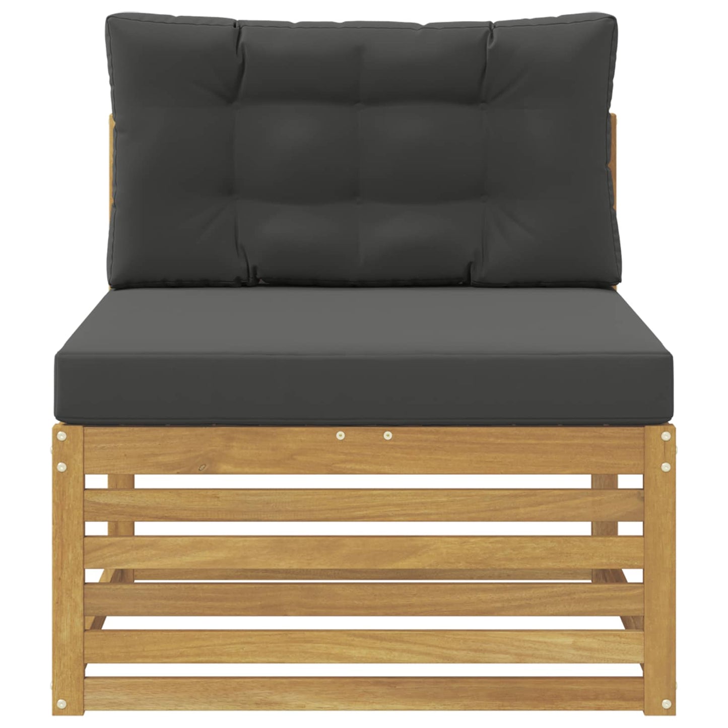 Buiten Midden Sofa Massief Acaciahout Wit