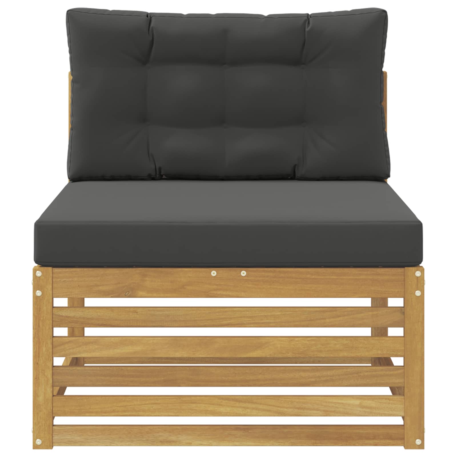 Buiten Midden Sofa Massief Acaciahout Wit