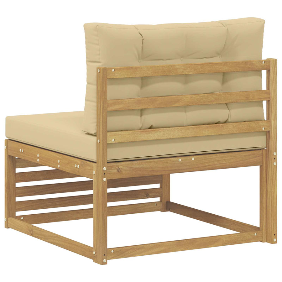 Buiten Midden Sofa Massief Acaciahout Wit
