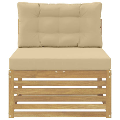 Buiten Midden Sofa Massief Acaciahout Wit
