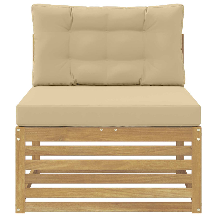 Buiten Midden Sofa Massief Acaciahout Wit