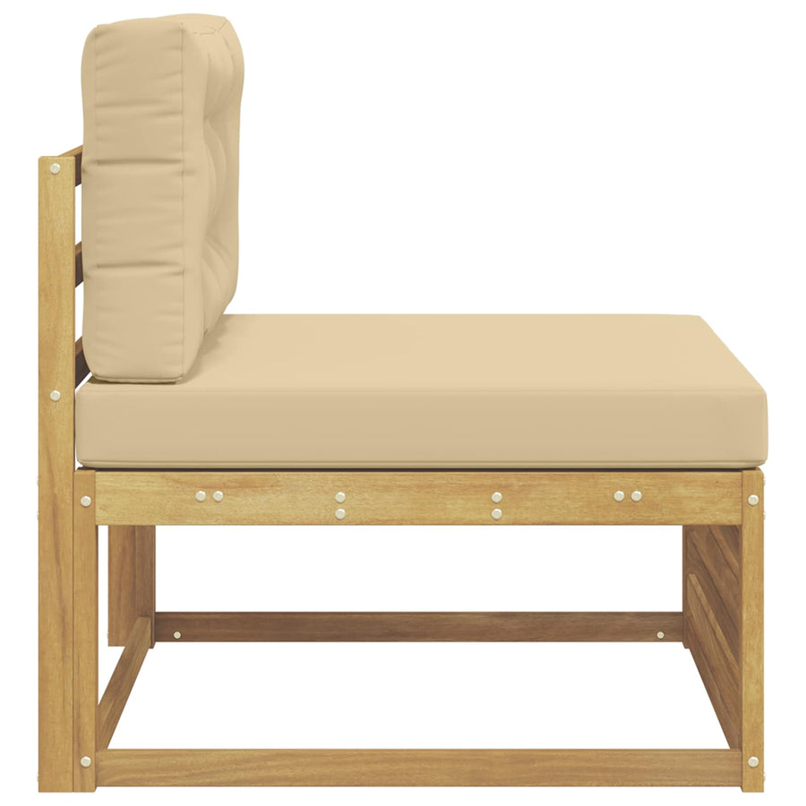 Buiten Midden Sofa Massief Acaciahout Wit