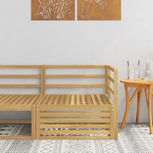 Buiten Hoek Sofa Massief Acaciahout Wit 83 x 83 x 73 cm