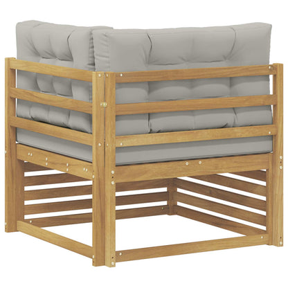 Buiten Hoek Sofa Massief Acaciahout Wit