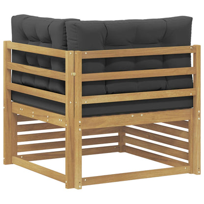 Buiten Hoek Sofa Massief Acaciahout Wit