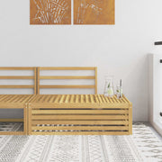 Tuinbank eindbank wit 115x83x73 cm acaciahout