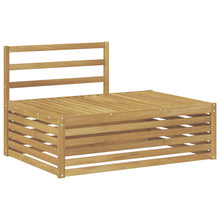 Buiten Eindbank Wit 115 x 83 x 73 cm Massief Acaciahout