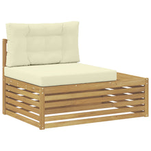 Buiten Eindbank Wit 115 x 83 x 73 cm Massief Acaciahout