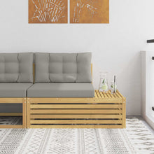 Buiten Eind Sofa Wit 115 x 83 x 73 cm Massief Acaciahout