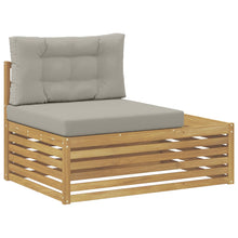 Buiten Eind Sofa Wit 115 x 83 x 73 cm Massief Acaciahout