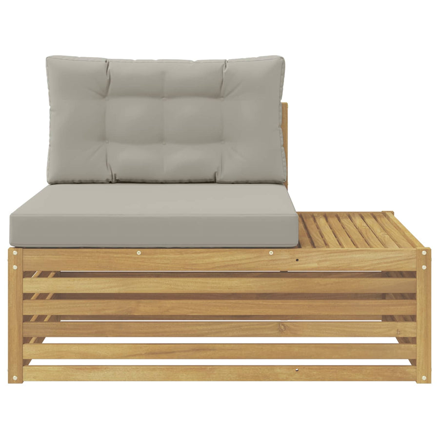 Buiten Eind Sofa Wit 115 x 83 x 73 cm Massief Acaciahout
