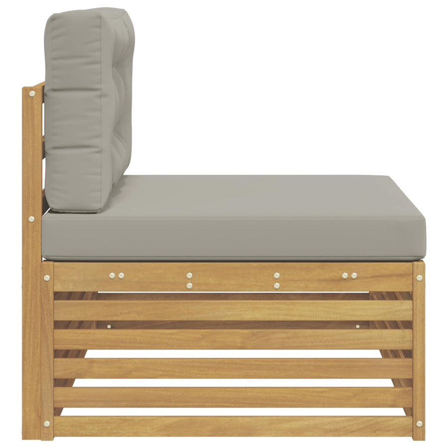 Buiten Eind Sofa Wit 115 x 83 x 73 cm Massief Acaciahout