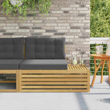 Buiten Eind Sofa Wit 115 x 83 x 73 cm Massief Acaciahout