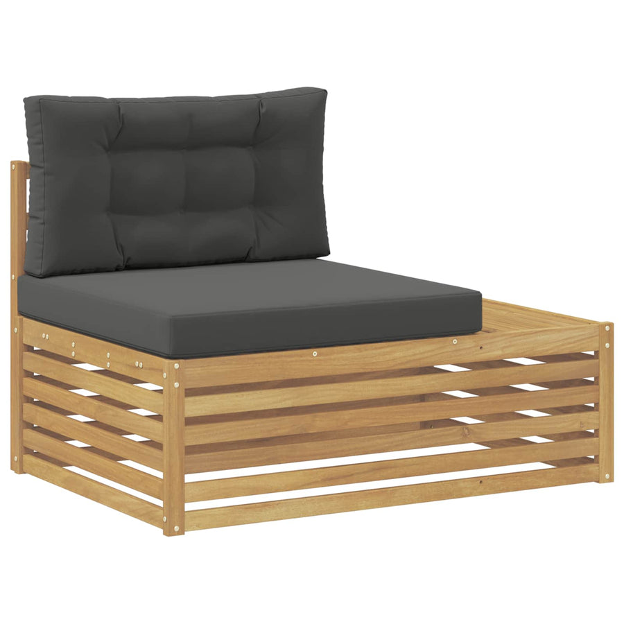 Buiten Eind Sofa Wit 115 x 83 x 73 cm Massief Acaciahout