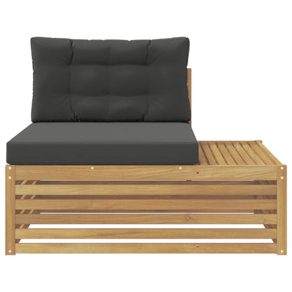 Buiten Eind Sofa Wit 115 x 83 x 73 cm Massief Acaciahout