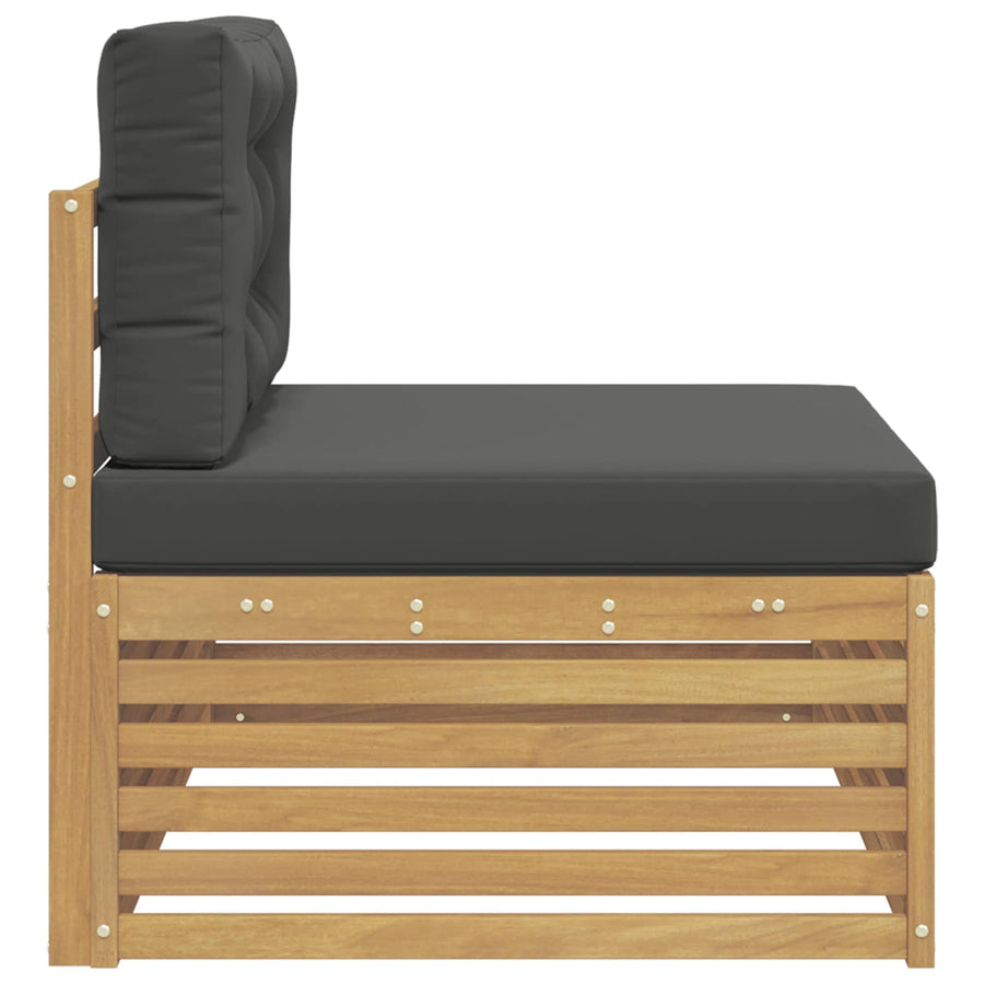 Buiten Eind Sofa Wit 115 x 83 x 73 cm Massief Acaciahout