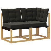 Outdoor Midden- en Hoeksalon met kussen 2 Stuk Wit