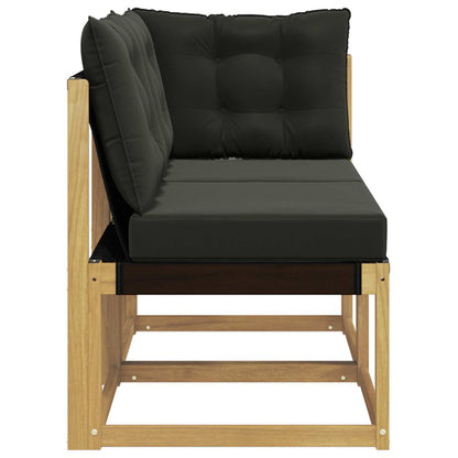 Outdoor Midden- en Hoeksalon met kussen 2 Stuk Wit